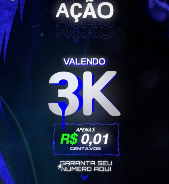 8° EDIÇÃO VALENDO R$3.000,00 MIL REAIS 